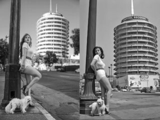 1950s Hollywood in 2025 Capital Records building